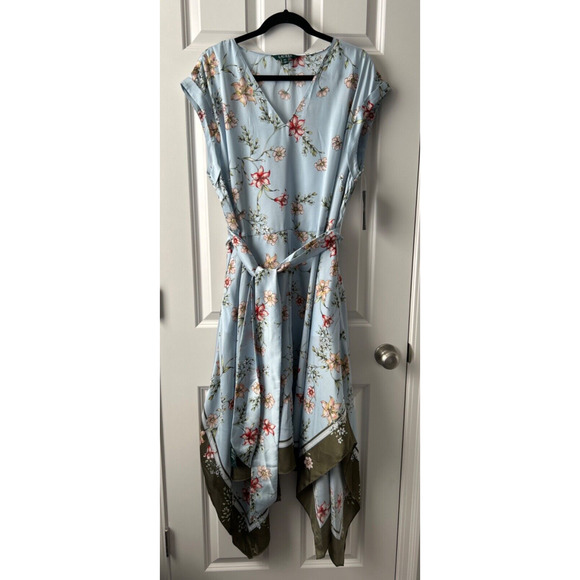 NWT Lauren By Ralph Lauren, Women’s Dress, Size 16W, Very Attractive $185 Msrp - Picture 1 of 10